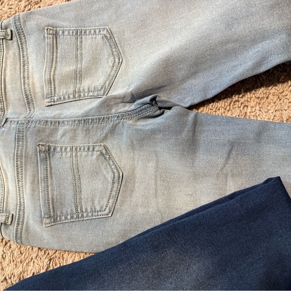 EPIC THREADS- Set of Two Denim skinny leg Jeggings in Light and Dark Blue - Picture 6 of 6